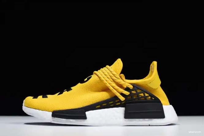 mens PW "PHARRELL"yellow BB0619 RACE HUMAN NMD ADIDAS 0613